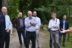 Ministerpräsident Dr. Dietmar Woidke zu Besuch im Forstbotanischen Garten Eberswalde. Foto: Landkreis Barnim/Bachmann